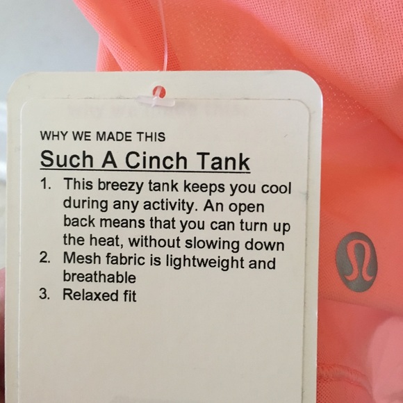 lululemon Such a Cinch Tank NWT LTCR - Picture 8 of 9